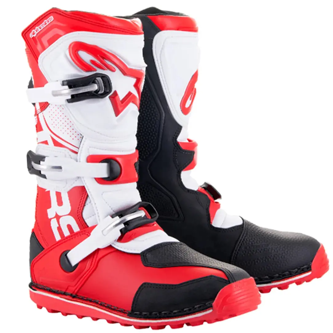 Alpinestars Tech-T Red Black White Trials Boots 1