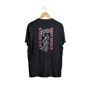 Strike Fast - Strike Hard - Crew Neck T-Shirts 1