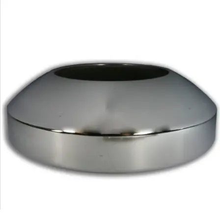 Chrome Hubcap 8-1/8" With Inspection Hole 1
