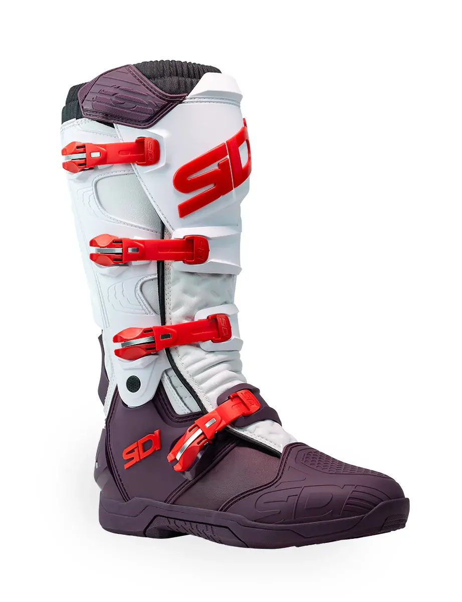 Sidi X-Power Sc Ce White Wine Motocross Boots 2