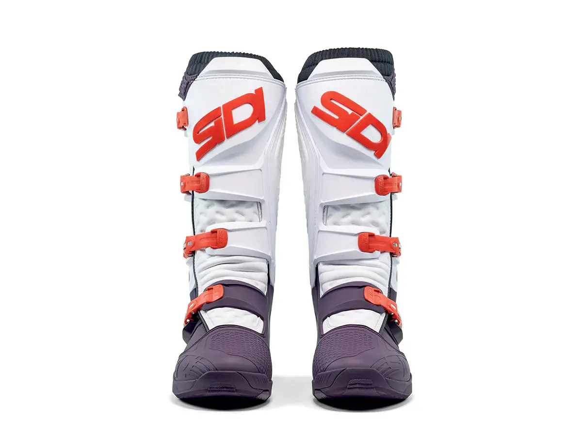 Sidi X-Power Sc Ce White Wine Motocross Boots 5