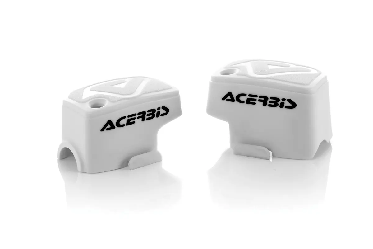 Acerbis Master Cylinder Covers Brembo  White 1