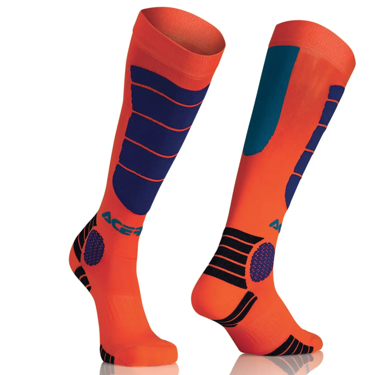 Acerbis Mx Kids Impact Socks - Orange Blue 1