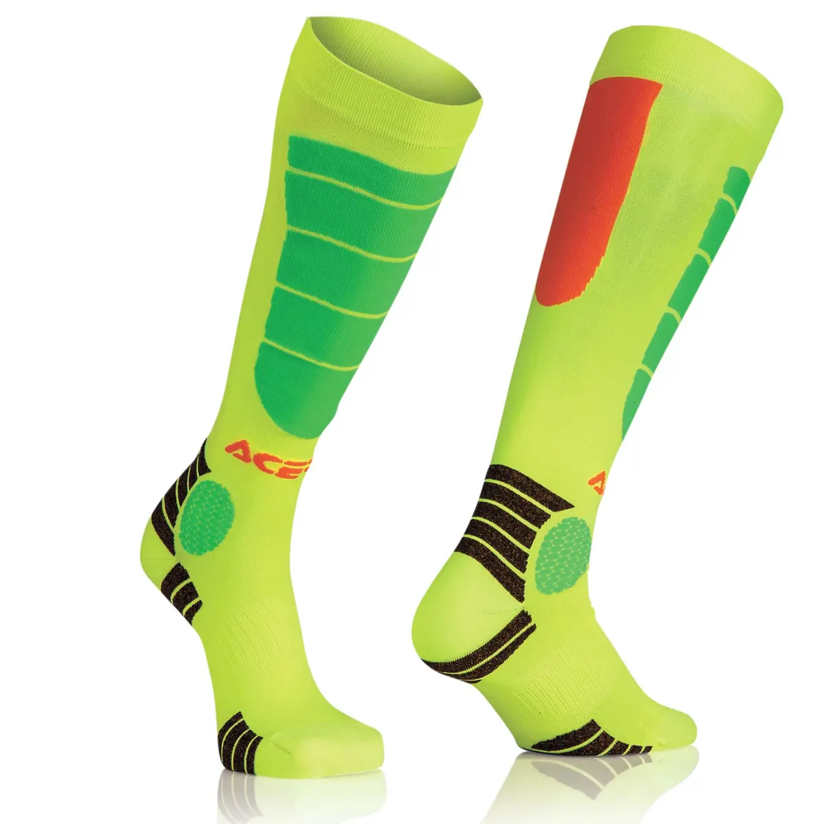 Acerbis Mx Kids Impact Socks - Orange Yellow 1