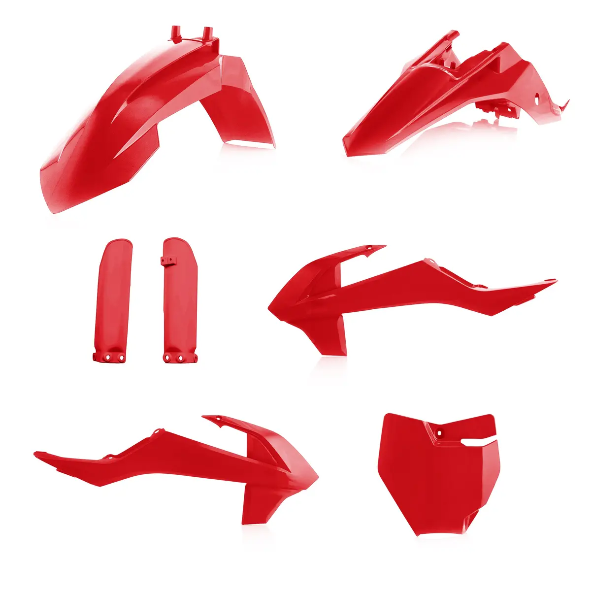 Acerbis Gas Gas Plastic Kit Mc Mcf - Oem 4
