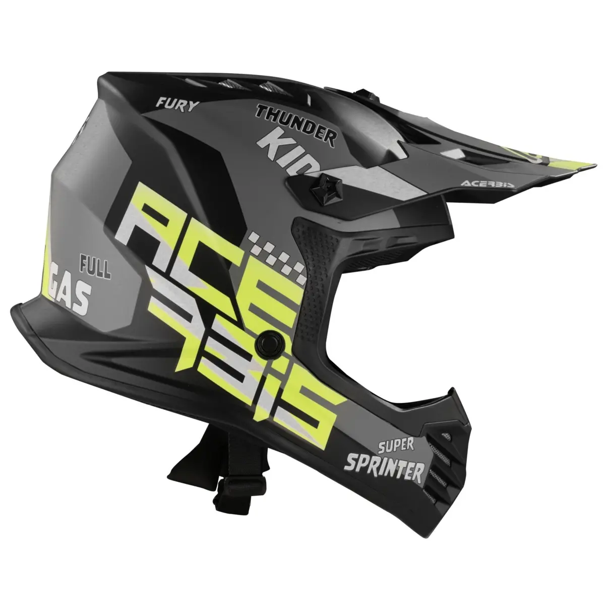 Acerbis Profile Kids Motocross Helmet - Nero Giallo 1