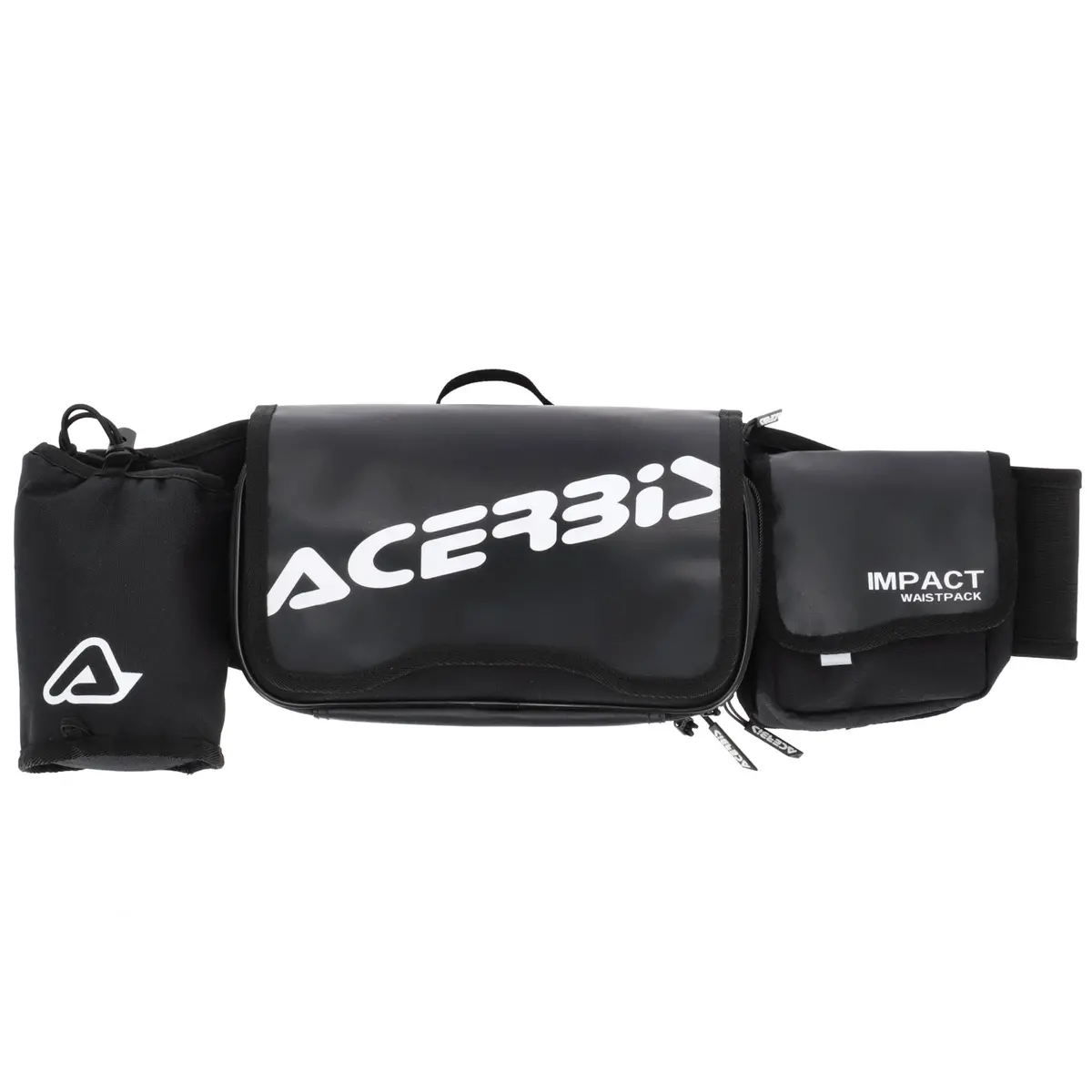 Acerbis Impact Waist Pack Bum Bag 5L Black White 1