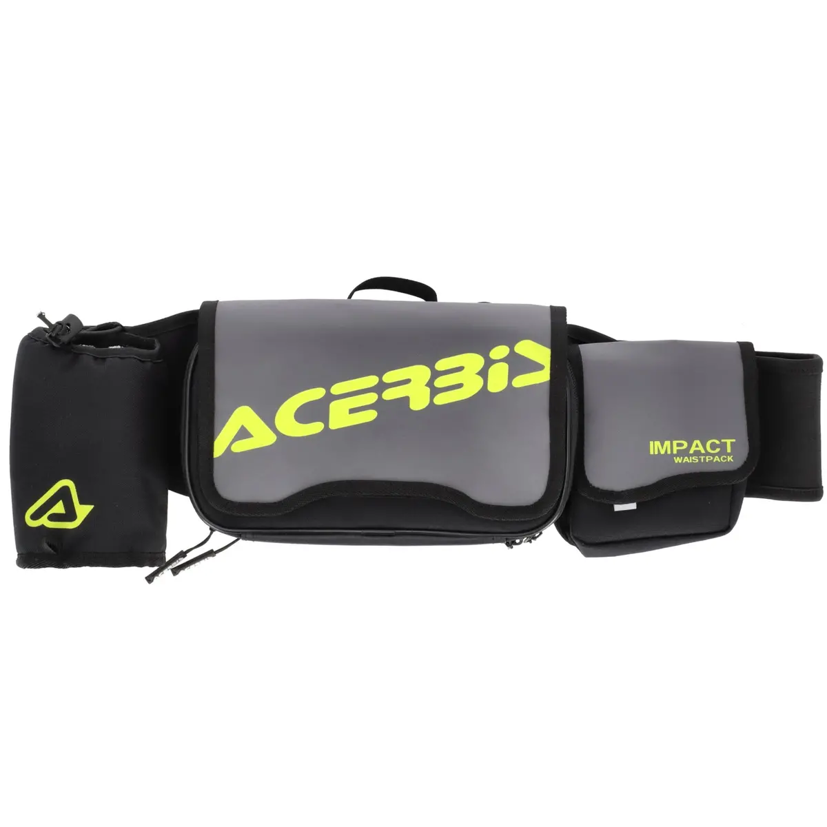 Acerbis Impact Waist Pack Bum Bag 5L Black Grey 1