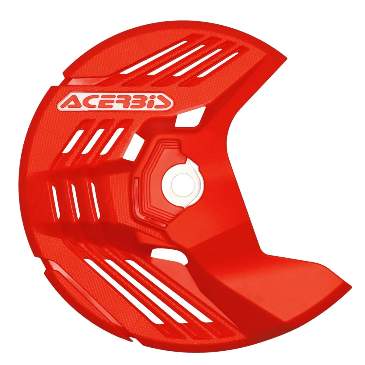Acerbis Linear Beta Front Disc Protector - Axle Nut Mounted- Red 1
