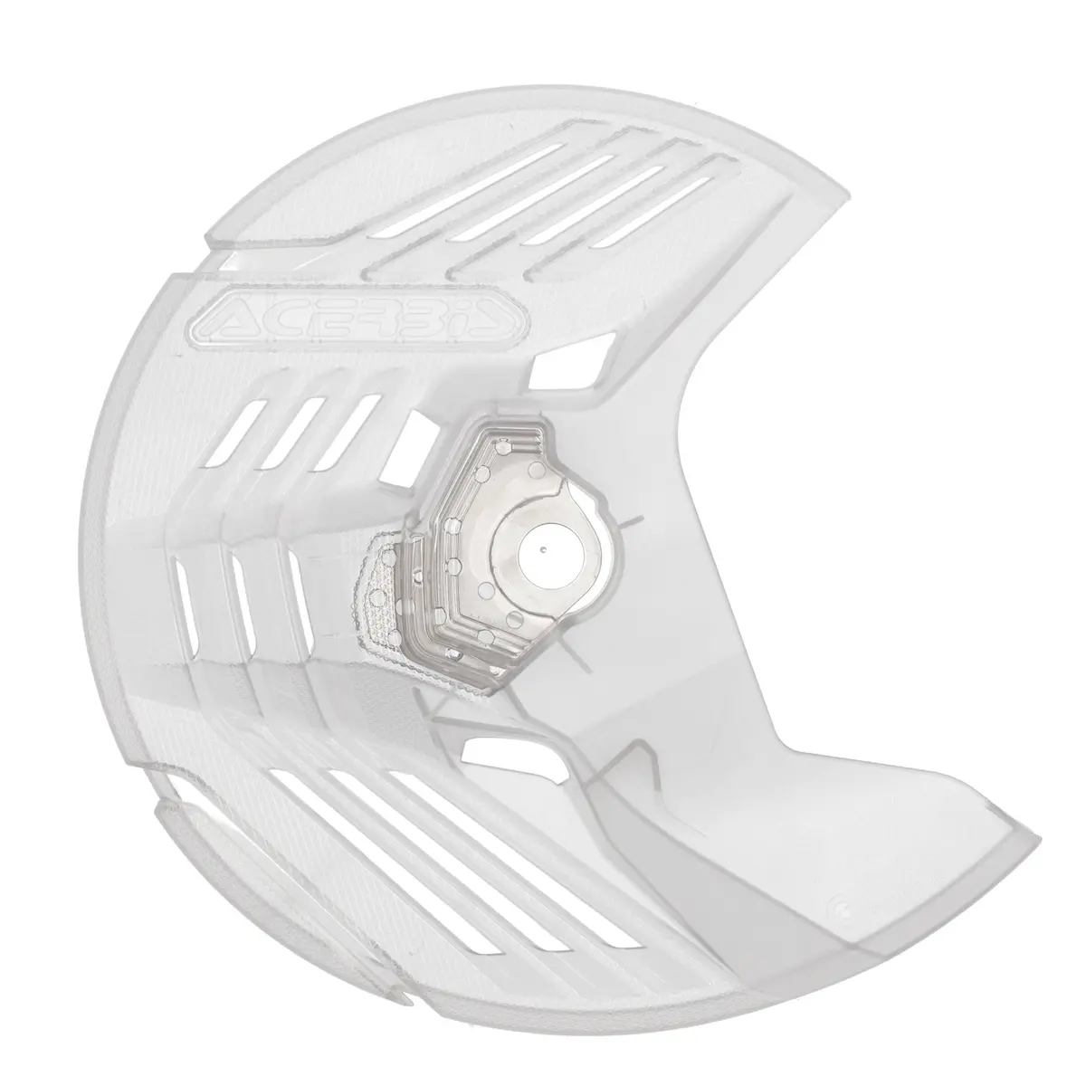 Acerbis Linear Beta Front Disc Protector - Axle Nut Mounted- Clear 1