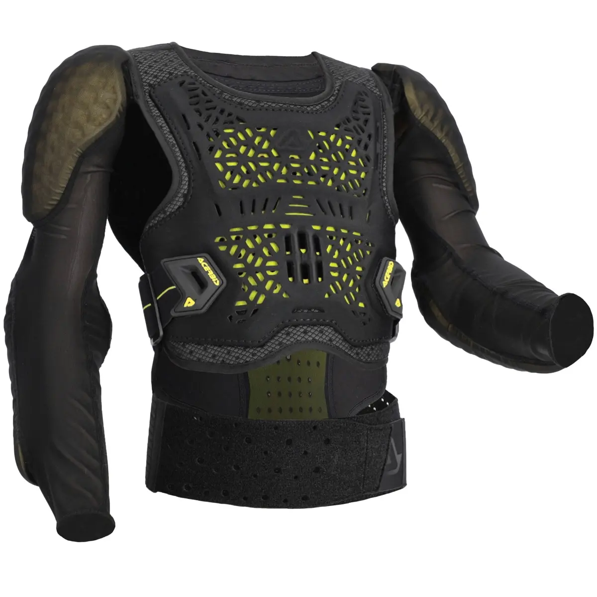 Acerbis Kids Plasma Body Armour Black Yellow 1