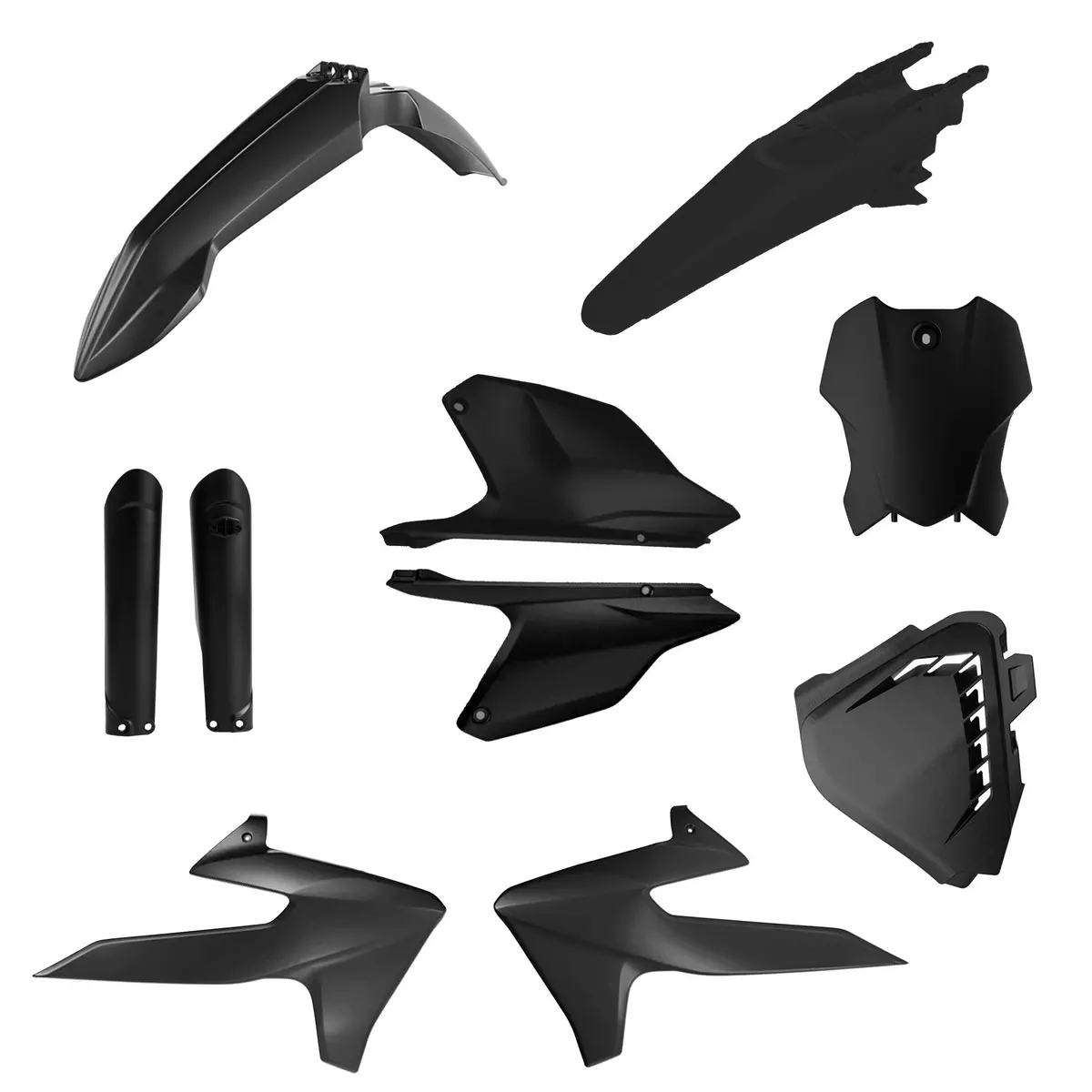 Acerbis Triumph Plastic Kit  - Black 1