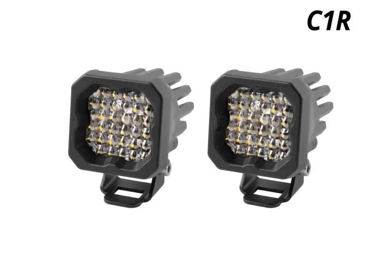 Diode Dynamics Stage Series C1r - White Flood Standard Led Pod (Pair) 1