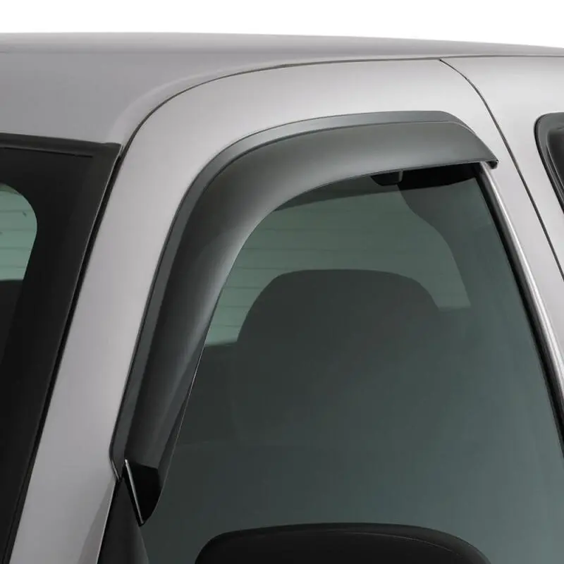 Avs 14-18 Chevy Silverado 1500 Standard Cab Ventvisor Outside Mount Window Deflectors 2Pc - Smoke 1