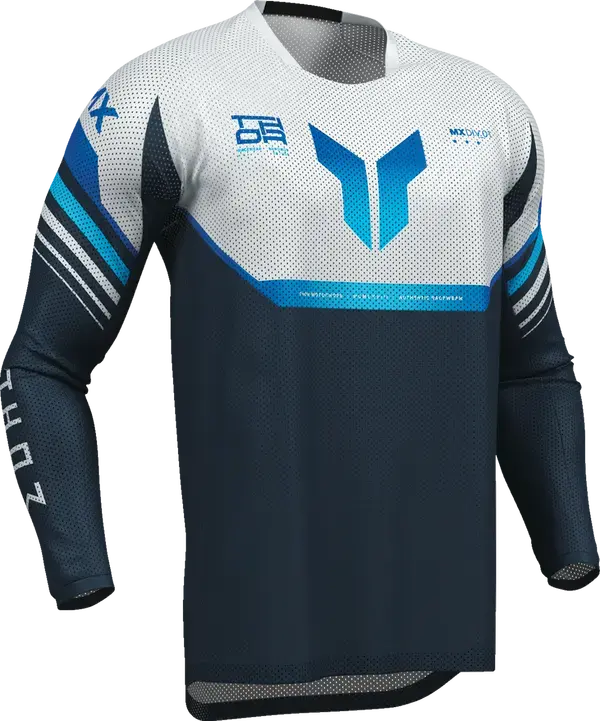 2026 Thor Jersey Launchmode Vent Raptor Midnight Grey 1