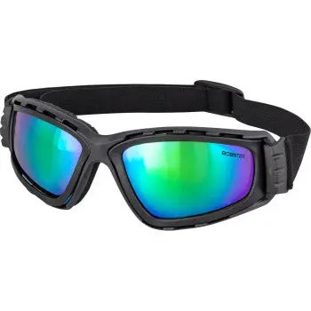Bobster Sunglasses Goggles Freedive Matte Black Gry-Blu-Grn Mirror Bfd002 1