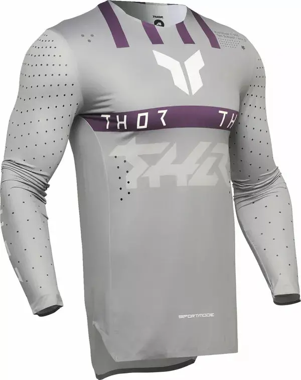 Thor Jersey Sport Flite - Grey Purple 1