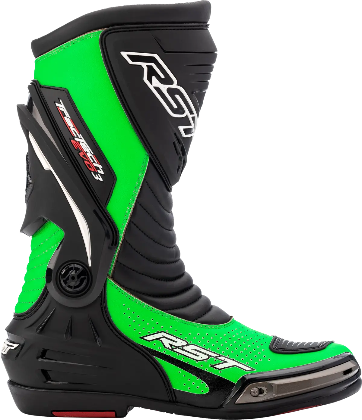 Rst Tractech Evo Iii Sport Ce Boot Neon Green / Black  Sz 11 102101Neo-44 1