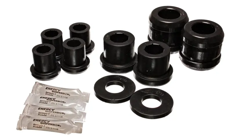 Energy Suspension 04-07 Mazda Rx8 Black Front Control Arm Bushing Set 1