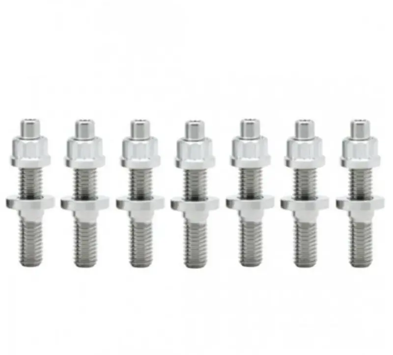 Blox Racing Sus303 Stainless Steel Exhaust Manifold Stud Kit M8 X 1.25Mm 45Mm In Length - 9-Piece 1