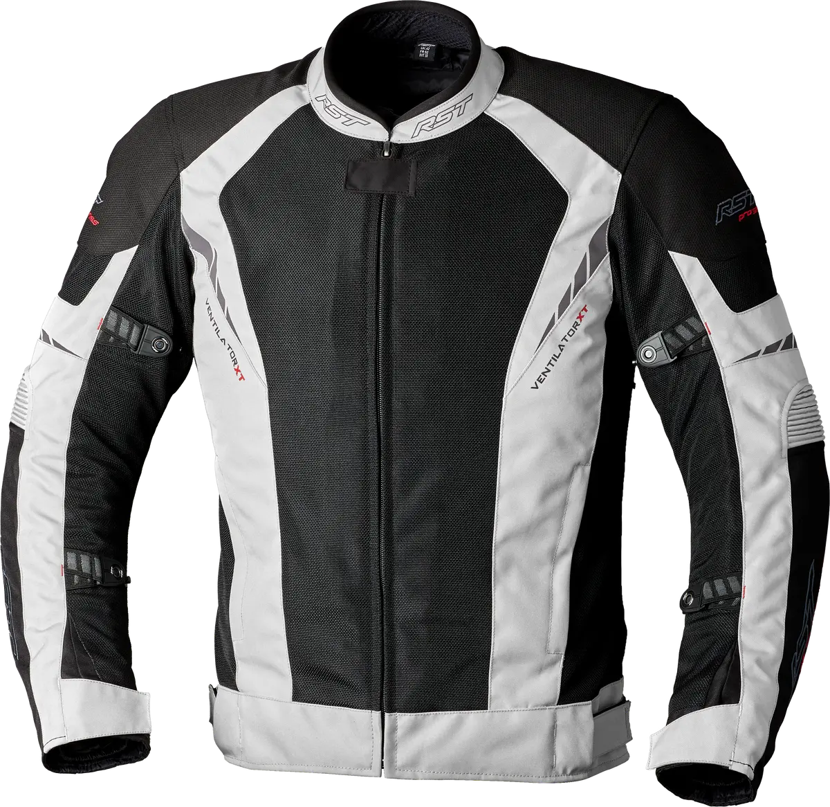 Rst Ps Ventilator D3o Jacket Black/Silver Textile 4X 103613Sil-52 1