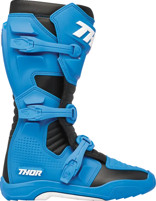 Thor Blitz Xr Kids Youth Motocross Boots Blue Black 2