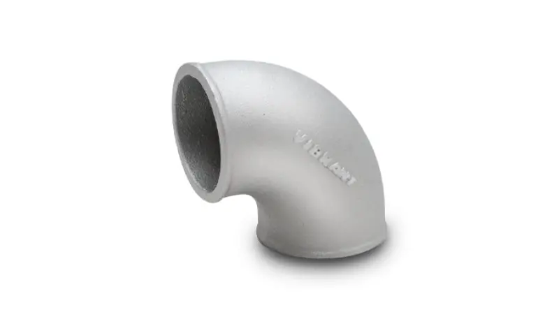Vibrant 3In O.D. Cast Aluminum Elbow (90 Degree Tight Radius) 1