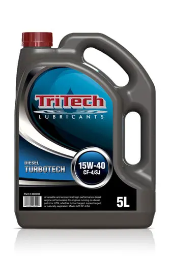 Tritech Engine Oil- Turbotech 15W-40 Cf-4/Sj 1