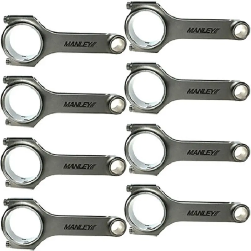 Manley Ford 5.0L V8 Coyote 5.933In Length Pro Series I Beam Connecting Rod Set 2
