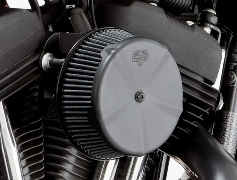 Vance & Hines Black Skullcap Intake Cover 1