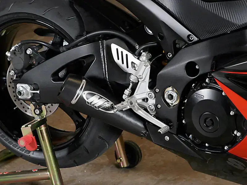 M4 Exhaust Gp Black Slip On 2007-2008 Gsxr1000 Su9822-Gp 1