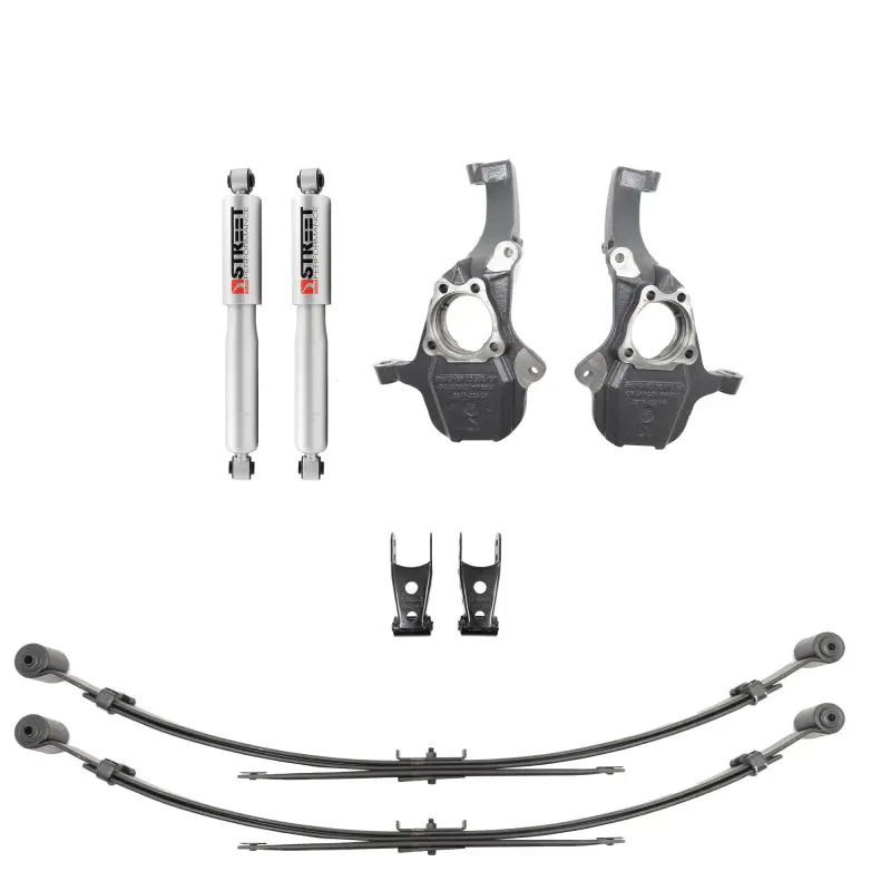 Belltech 2019+ Gm Silverado / Sierra 1500 2Wd / 4Wd Front & Rear Complete Kit W/O Front Struts 1