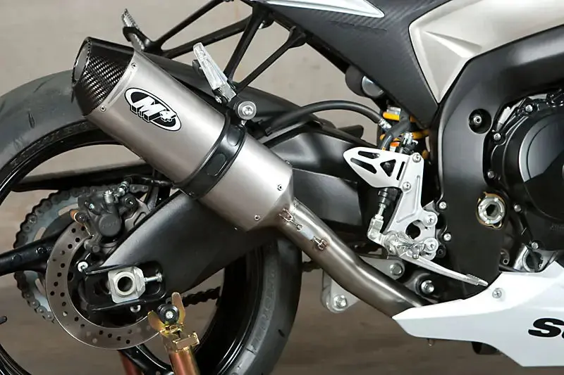 M4 Exhaust Full System Titanium Canister 2009-2011 Gsxr 1000 Su9176 1