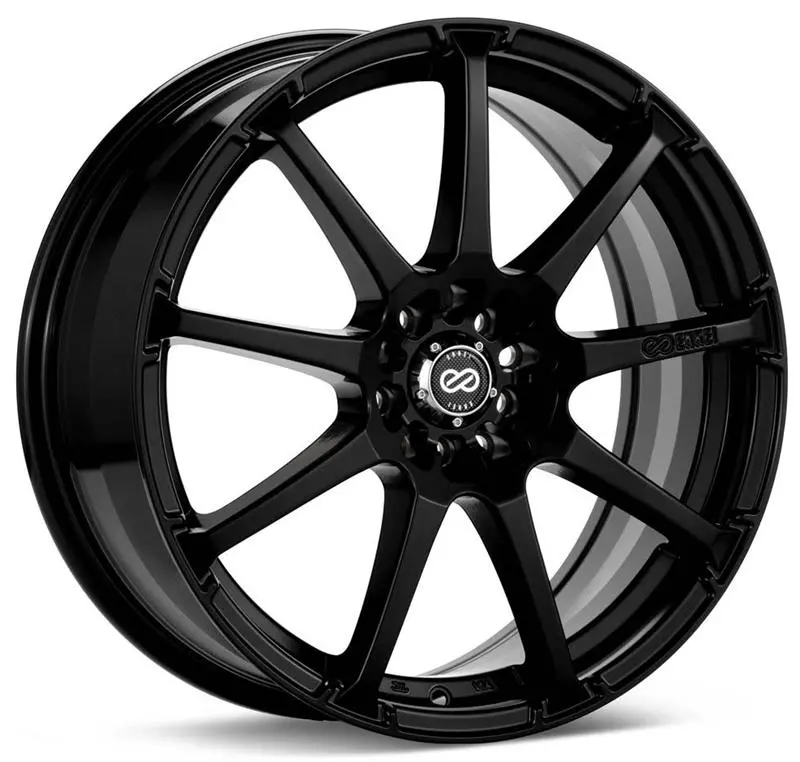 Enkei Edr9 16X7 5X100/114.3 45Mm Offset 72.6 Bore Diameter Black Wheel 1