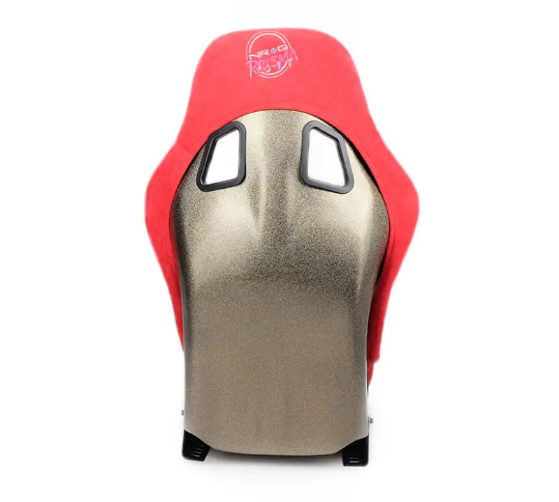 Nrg Frp Bucket Seat Ultra Edition - Medium (Red Alcantara/Pearlized Back) 1