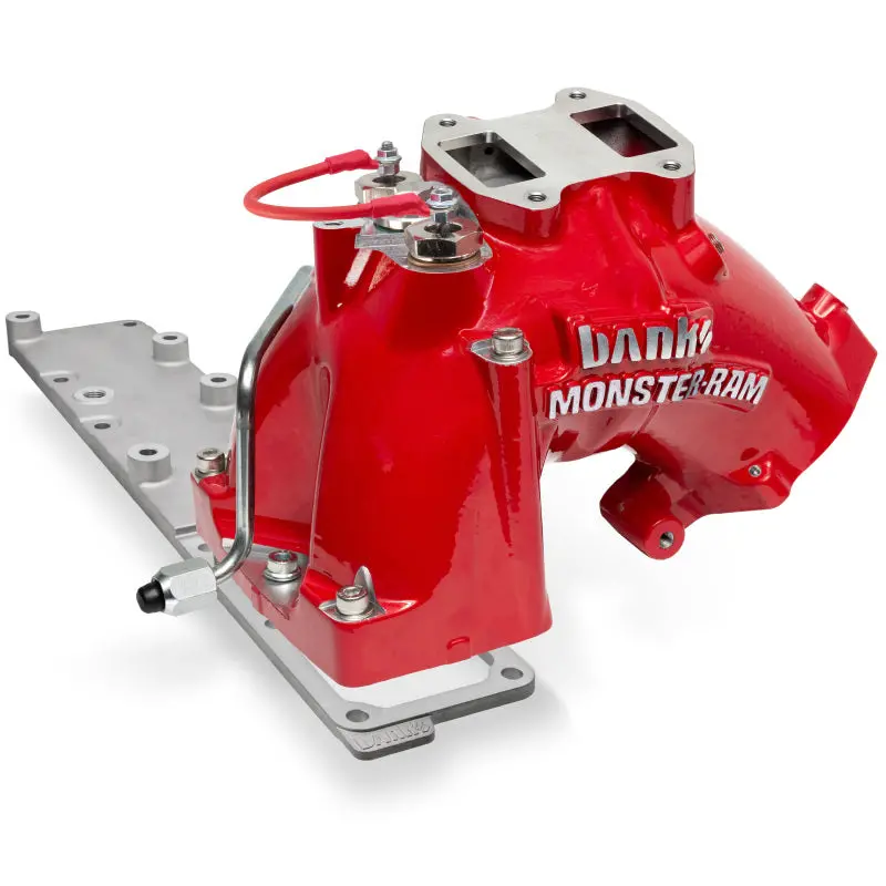 Banks Power 19-24 Ram 3500/4500/5500 6.7L Diesel Monster-Ram Intake System W/Fuel Line - Red 1