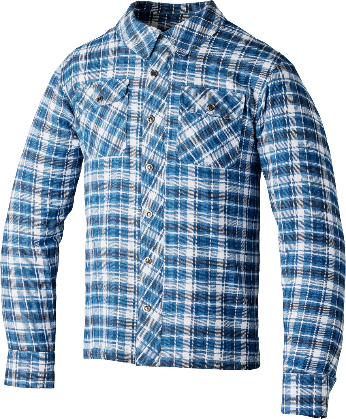 Rst Lumberjack Ce Shirt Blue/Grey Check Sm 102115Blu2-40 1
