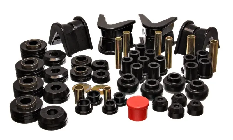 Energy Suspension 73-79 Ford F-150 Pickup 4Wd Black Hyper-Flex Master Bushing Set 1