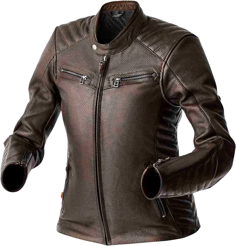 Rst Womens Roadster Air D3o Jacket Brown Leather Xl 103644Brn-16 1