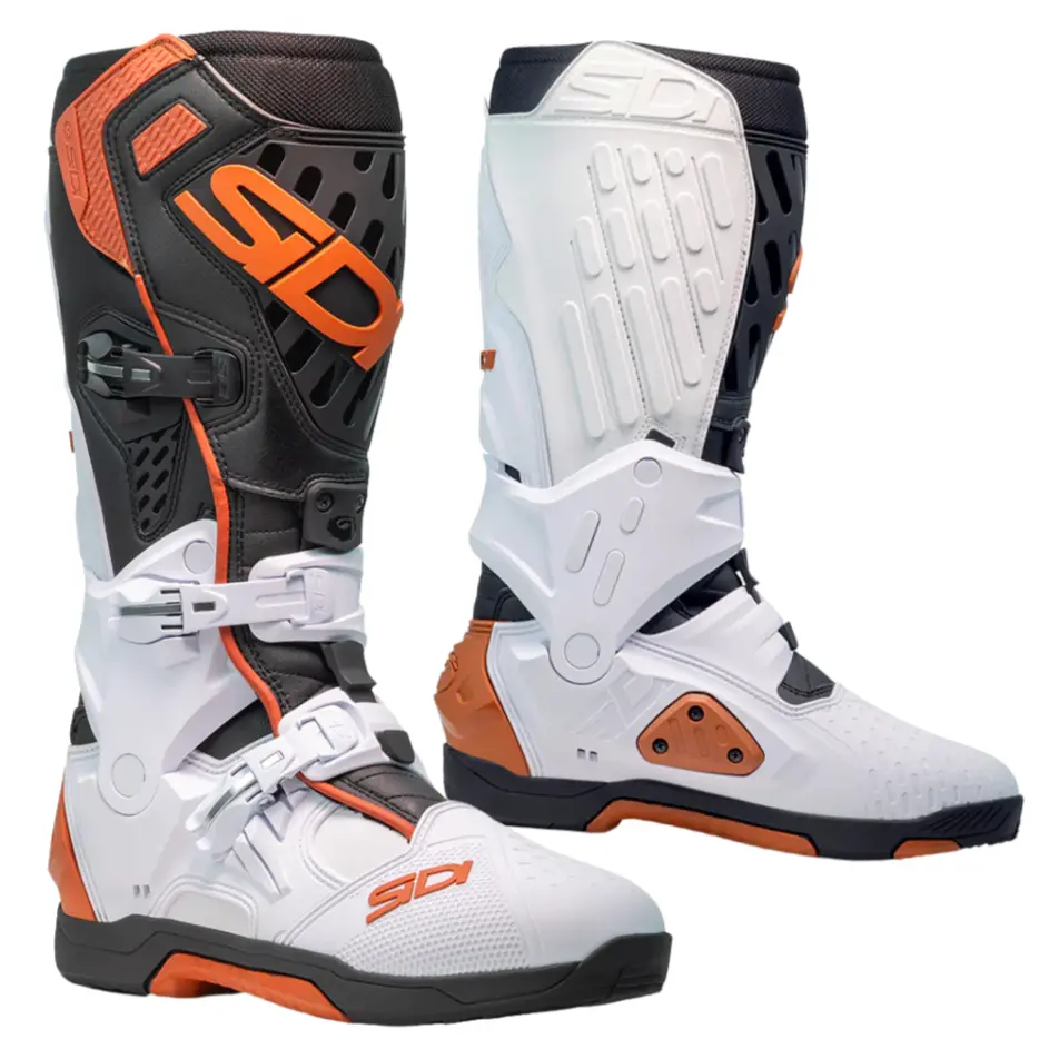 Sidi Crossair White Black Bronze Motocross Boots 1