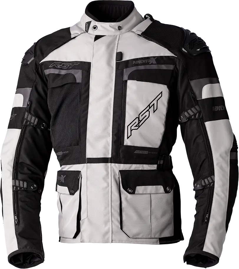 Rst Pro Series Adventure-X Ce Jacket Sil/Blk Textile 2Xl 102409Sil-48 1