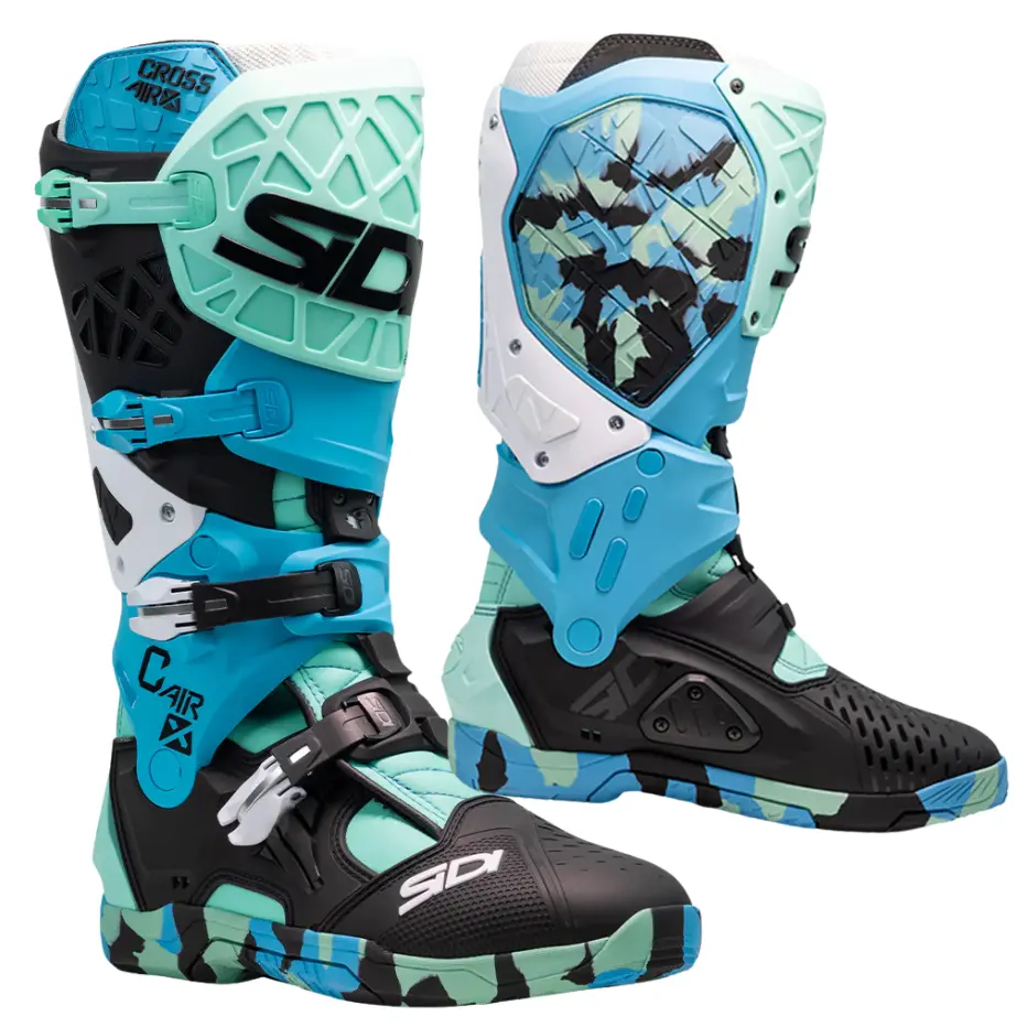 Sidi Crossair X Messy Cyan Motocross Boots 1