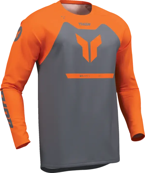 2026 Thor Ridemode Menace Youth Jersey Charcoal 1