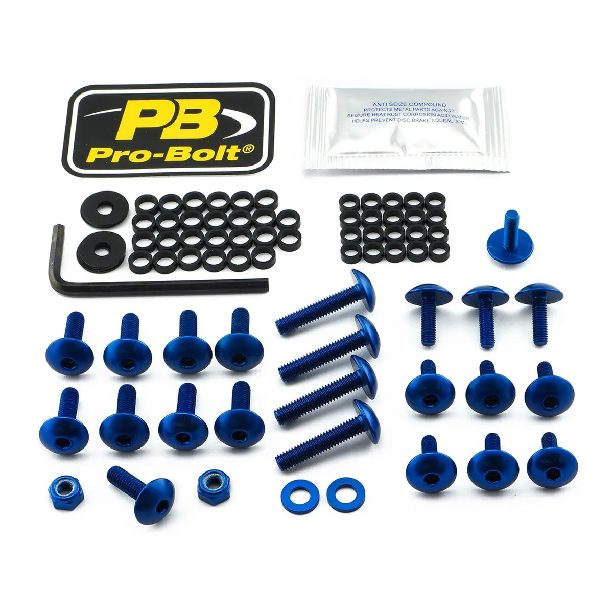 Probolt  Aluminum Fairing Kit Yamaha Yzf1000 R1 Quick Release Allen Key 09-14 1