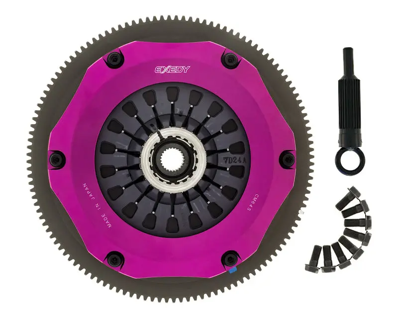 Exedy 04-17 Subaru Wrx Sti Ej255/Ej257 2.5L Twin-Organic Clutch Kit 1
