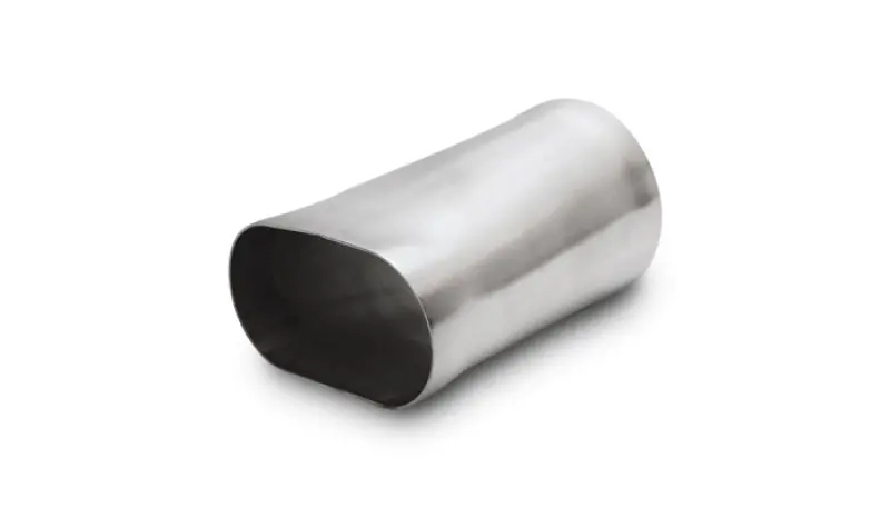 Vibrant 3.5In Oval (Nominal) X 3.5In Round Transition Adapter T304 Ss 6In Long 1