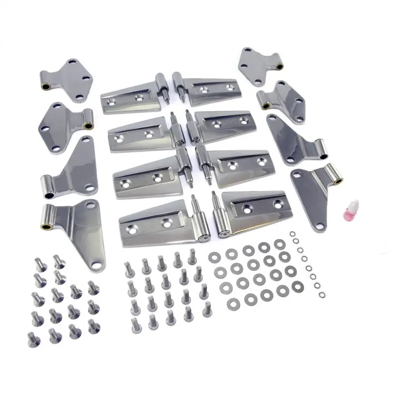 Rugged Ridge 07-18 Jeep Wrangler Jku Stainless Steel Door Hinge Kit 1