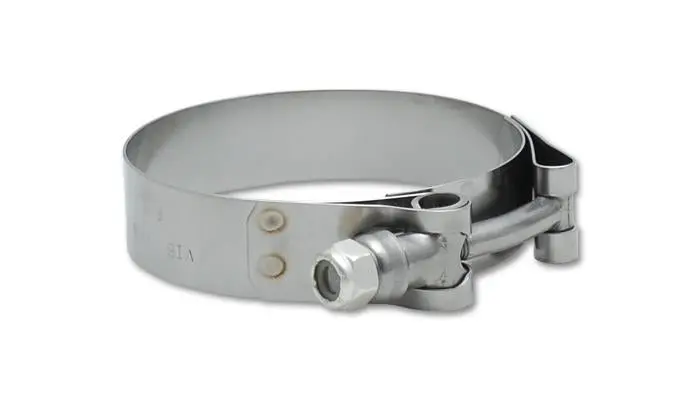 Vibrant Ss T-Bolt Clamps Pack Of 2 Size Range: 5.30In To 5.60In O.D. For Use With 5In I.D. Couplers 1