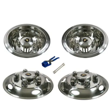 16.5" Stainless Steel Wheel Simulator Set - 16.5″ X 5.5″ 127Mm Offset 5 Stud 1