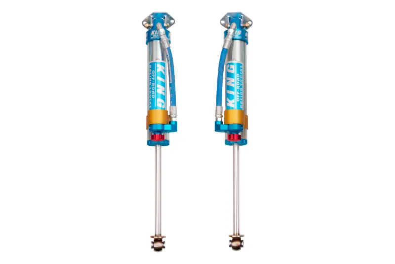 King Shocks 07-18 Jeep Wrangler Jk Rear 2.5 Dia Piggy Hose Res Shocks 3-5In Lift W/Adjuster (Pair) 1